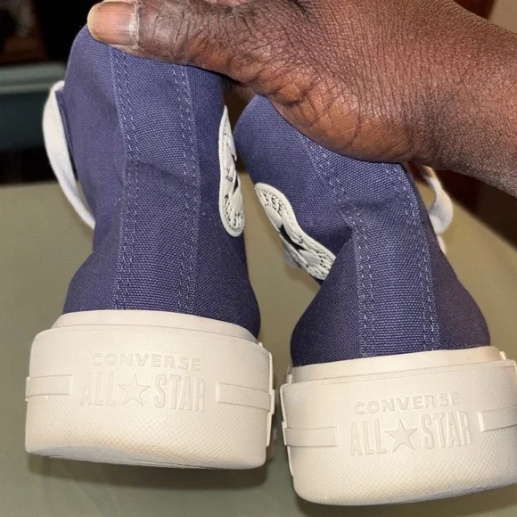 EUC Converse Blue High-Top platform Sneaker - Picture 10 of 10